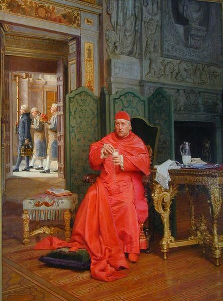 Jehan Georges Vibert The Diet Germany oil painting art